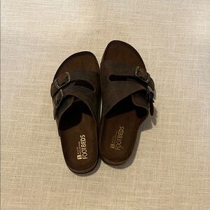 White Mountain Brown Sandals